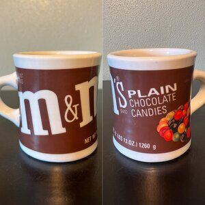 VINTAGE 60 YEARS of M&M’s 1941-2001  Diner Mug ~ Advertising ~ Mars Candies